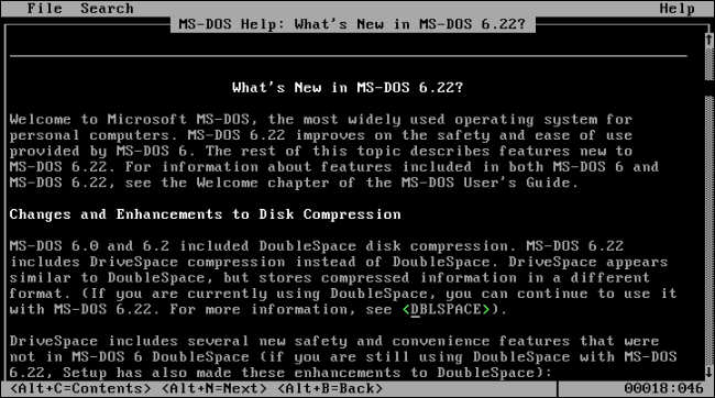 Microsoft MS-DOS 6.22 Release Notes (1994)
